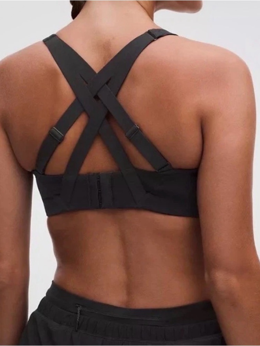 lululemon athletica support Black Sports Bra (34B)